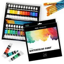 ohuhu watercolor paint set 24 water