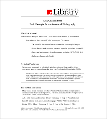    annotated bibliography apa samples   Annotated bibliography