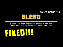 rockstar game services unavailable