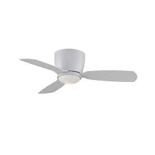 Integrated Led Matte White Ceiling Fan