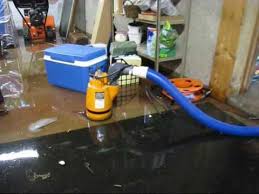 flooded basement cleanup water