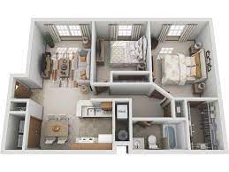 2 bedroom apartment d at 1294