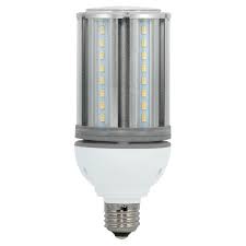 Led Corn Bulbs Metal Halide Retrofits For Parking Lot Post Top And Warehouse Light Fixtures Enclosed Fixture Approved