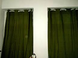 hanging curtains without drilling with