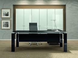 Toughened Glass Top Executive Desk