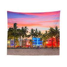 Miami Tapestry Miami Wall Tapestry