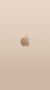 Champagne Gold Apple Logo Iphone