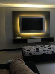 Floating Tv Wall Unit With Led