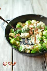 skillet roasted bacon brussels sprouts