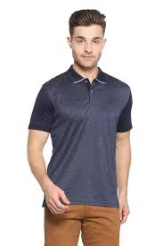 Allen Solly T Shirts Allen Solly Blue T Shirt For Men At Allensolly Com
