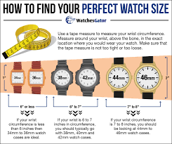 Use a tape measure or measuring tape. How To Find Your Perfect Watch Size Visual Ly
