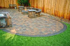 Patio Pavers And Stamped Concrete