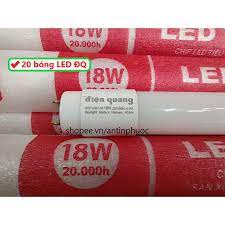 Lịch sử giá Bóng đèn led tuýp 1,2m điện quang 18w - led tube t8 1m2 điện  quang 18w thủy tinh hiệu suất cao - giá thùng 20 bóng cập nhật 10/2021 -  BeeCost