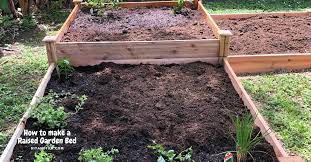 how to make a raised garden bed diy