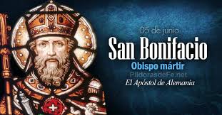 Resultado de imagen para oraciones a san bonifacio obispo y martir