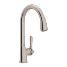 rohl classic single handle pull down