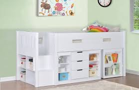 This is ideal to save space in the bedroom by not having to invest in two separate pieces of furniture. Flair Furnishings Charlie Mid Sleeper White From The Bed Station