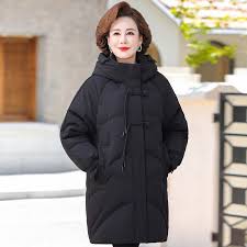 Long Feather Coats Hooded 2023