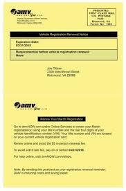 vehicle registration renewals