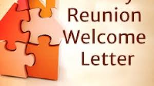 family reunion welcome letter free