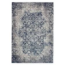 Weitere ideen zu blaue teppiche, teppich, große teppiche. Vintage Teppich Jimothy Aus Chenillegewebe In Grau Und Blau