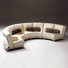 semi circular sofa made of wood sistema