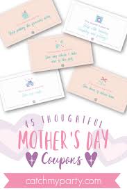 Download These Free Mothers Day Coupons For Your Mom