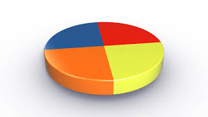 Pie Chart With 25 Percent Stock Footage Video 100 Royalty Free 9164339 Shutterstock