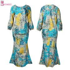 Nak cari baju plus size? Kurung Moden Plus Size Baju Muslimah Set Causal Blue Yellow Floral Raya S 5xl Ba Shopee Singapore