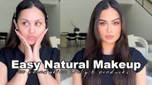 easy minimal makeup no foundation only
