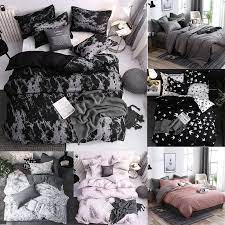 ซ อ Marble Black White Bedding Set