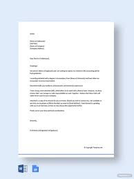 application letter for any position