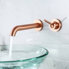 Single Handle Wall Mount Rose Gold