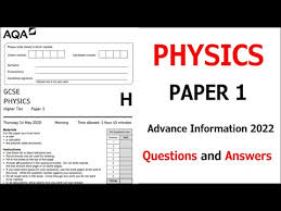 Gcse Physics Paper 1 Exam Questions And