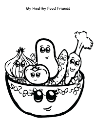 Food Groups Coloring Pages For Preschoolers Page Sweet Looking Junk