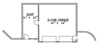 Garage Home 2 Car Work 932 Sq