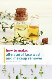 diy all natural face wash and makeup