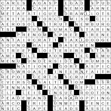 La Times Crossword 19 Apr 20 Sunday