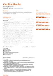 Security Engineer Resume Examples And