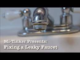 fixing a leaky faucet bathroom sink