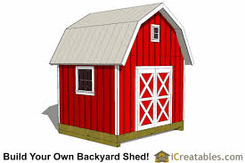 12x10 Gambrel Shed Plans 12x10 Barn