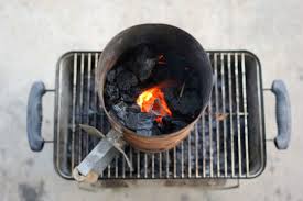a charcoal grill without lighter fluid