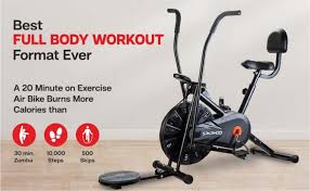 upright air bike exercise cycle