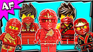 Lego Ninjago Kai RED NINJA Minifigures Complete Collection - YouTube