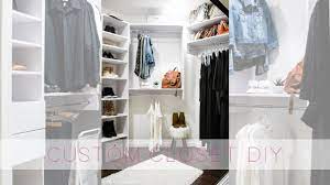 custom closet diy with modular closets