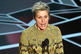 In three billboards outside ebbing, missouri he has written a towering role for frances mcdormand that she turns into an electric tour de force. Oscars 2018 Frances Mcdormand Says Three Billboards Movement Started With Grenfell Tower Tragedy London Evening Standard Evening Standard
