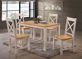 Rochester Cream Oak Dining Set With 4