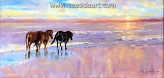 The outer banks is a great destination for nature lovers and a chance to see the wild horses is not to be missed. 4 Fascinating Facts About Wild Outer Banks Horses Seaside Art Gallery