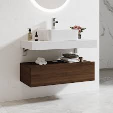 35 modern floating bathroom vanity set