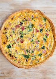 easy ham and cheese quiche i